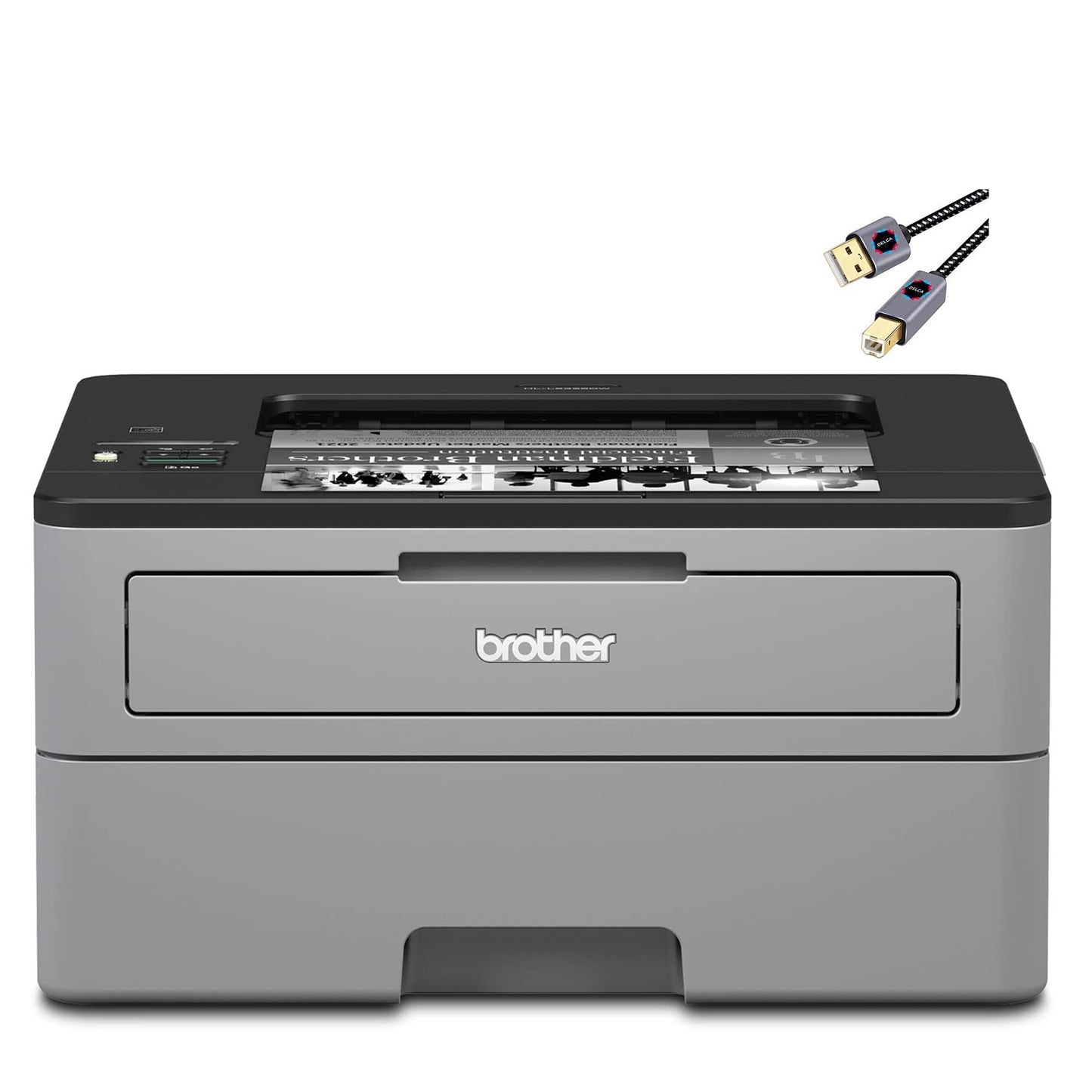 Hl-L2325dw Monochrome Laser Printer, Wireless Networking & Duplex Printing
